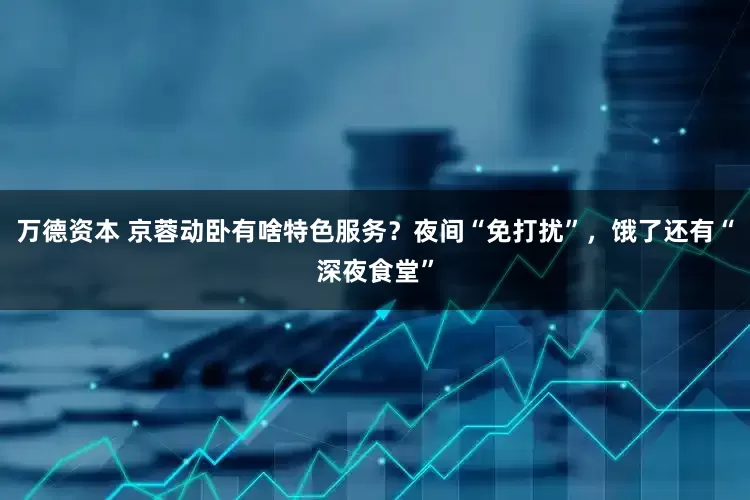 万德资本 京蓉动卧有啥特色服务？夜间“免打扰”，饿了还有“深夜食堂”