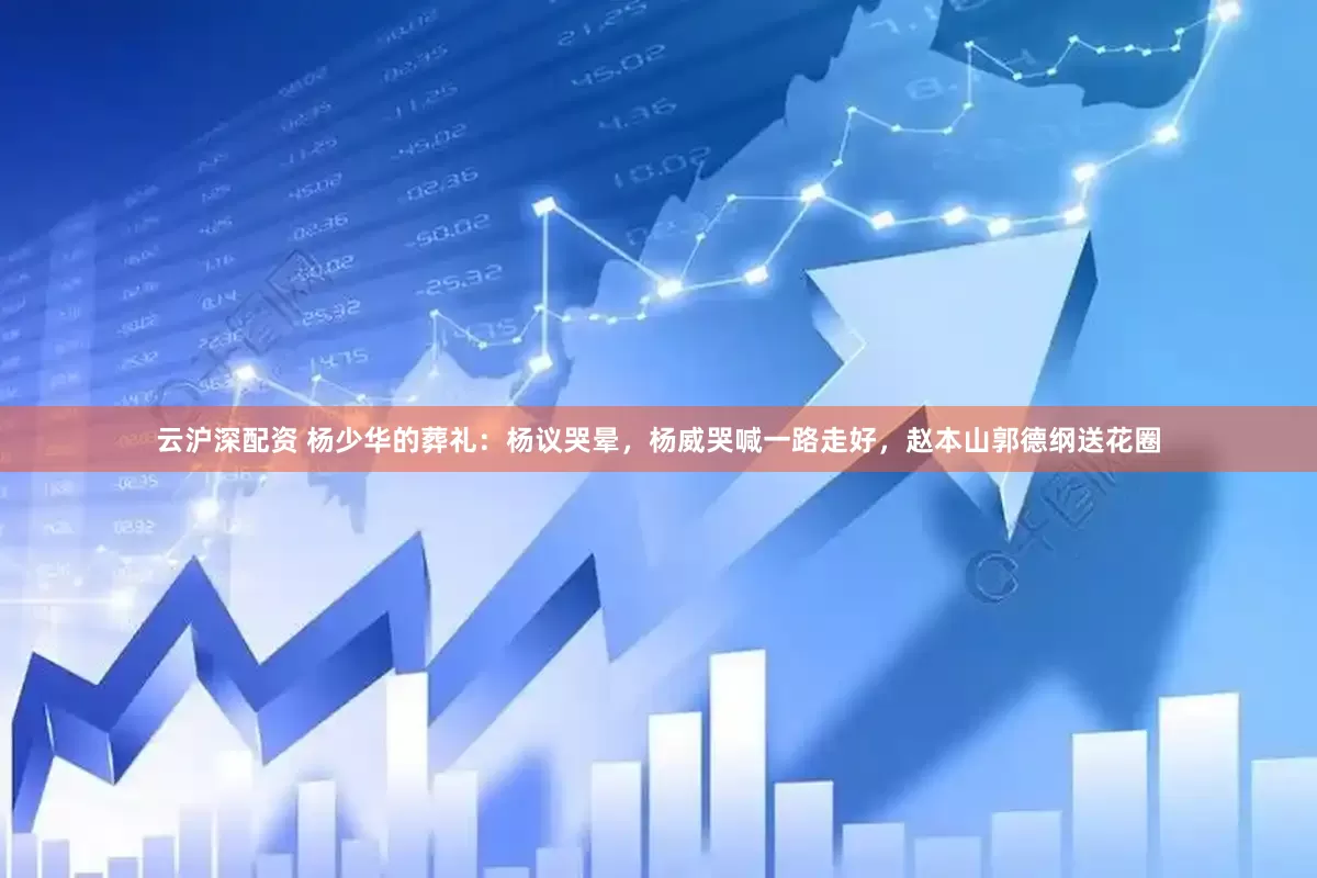 云沪深配资 杨少华的葬礼：杨议哭晕，杨威哭喊一路走好，赵本山郭德纲送花圈